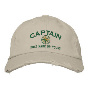 Kapten Nautical STAR personaliserar det! Embroider Broderad Keps
