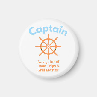 Kapten – Navigator för vägresor Magnet