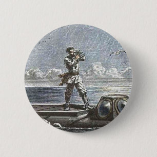 Kapten Nemo Verne 20 000 leagues Sci Fi Art Knapp