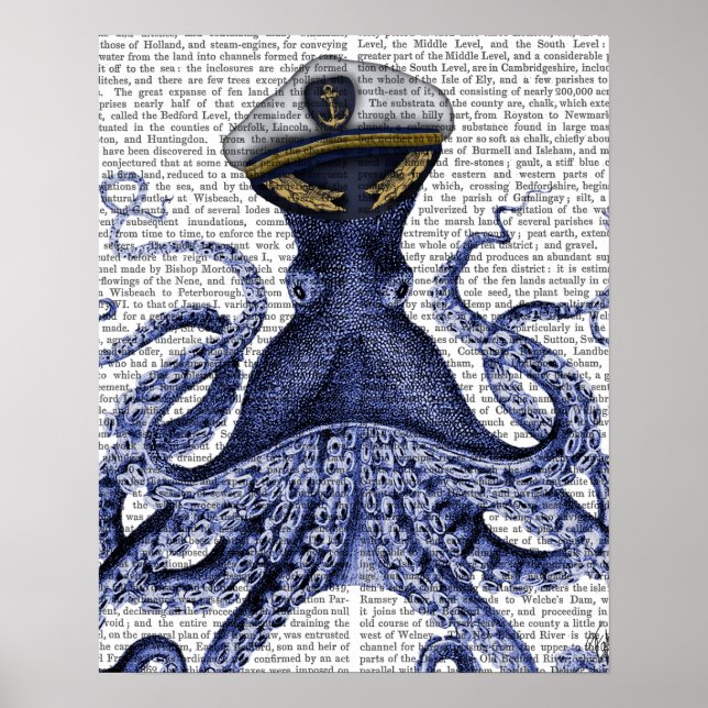 Kapten Octopus Poster (Framsidan)