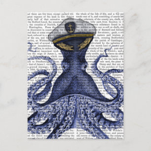 Kapten Octopus Vykort