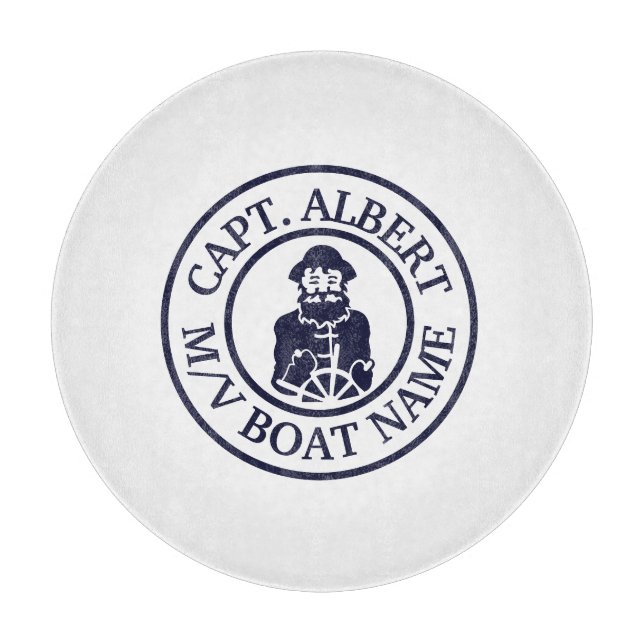 Kapten Old SCruff Personlig Logotyp Clearboard Boa (Framsidan)