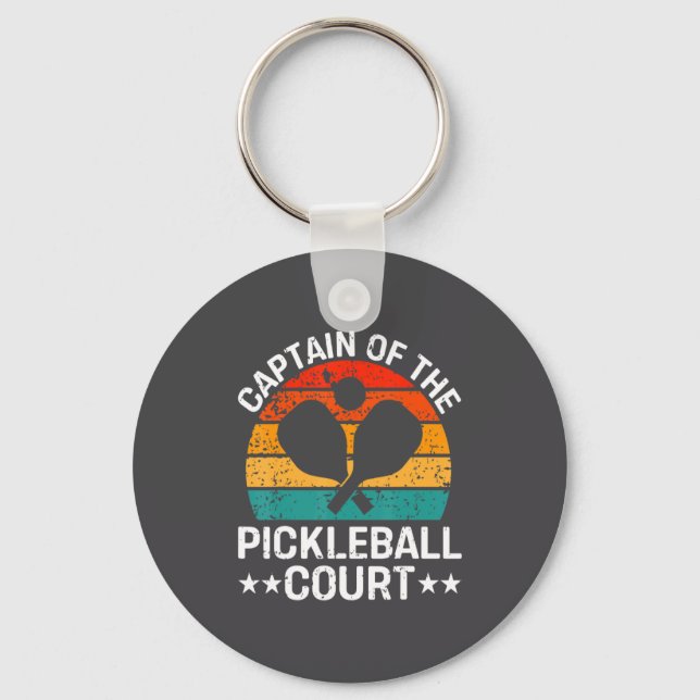 Kapten på Ckleballplanen Rolig Ckleball P  Nyckelring (Framsida)