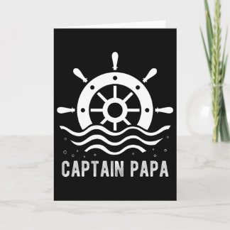 Kapten Pappa båtliv Fars dag Ponton Kapten  Kort