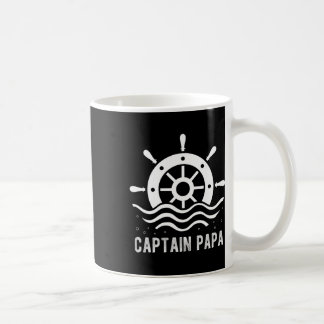 Kapten Pappa Boating Fars dag Ponton Kapten  Kaffemugg