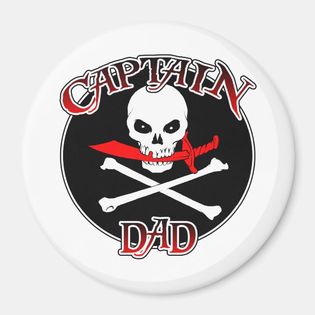 Kapten Pappa (Cutlass) Magnet (Framsidan)