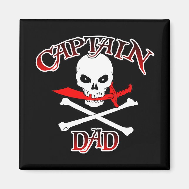 Kapten Pappa (Cutlass)Magnet Magnet (Framsidan)