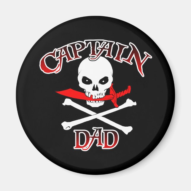 Kapten Pappa (Cutlass)Magnet Magnet (Framsidan)