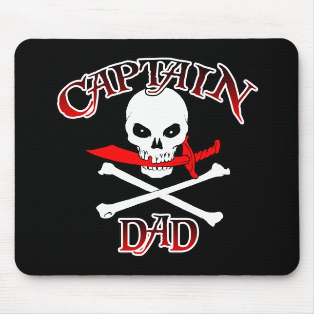 Kapten Pappa (Cutlass)Mousepad Musmatta (Framsidan)