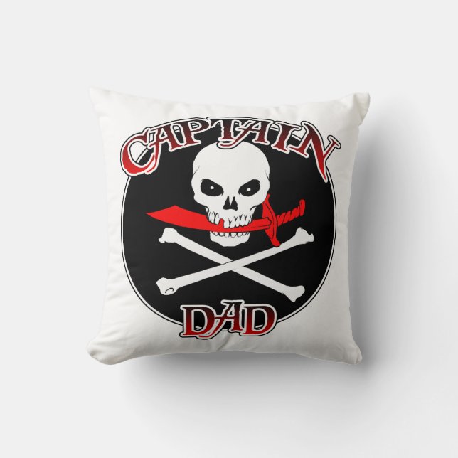 Kapten Pappa Dekorativ kudde (Framsida)