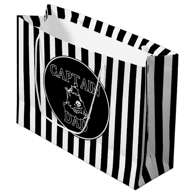 Kapten Pappa - Ghokoste Galleon Gift Bag (Framsidan Vinklad)