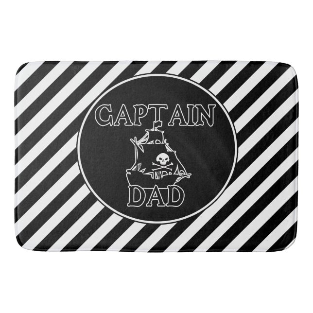Kapten Pappa - Gholyst Galleon Bath Mat Badrumsmatta (Framsidan)
