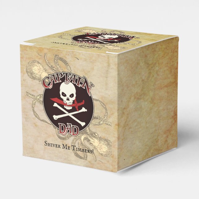 Kapten Pappa - Införd av djupet Presentaskar (Framsidan Sidan)