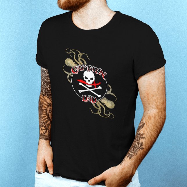 Kapten Pappa - Införd av djupet T Shirt (Skapare uppladdad)