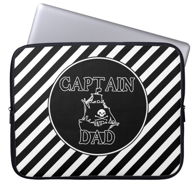 Kapten Pappa Laptop sleeve (Framsidan)