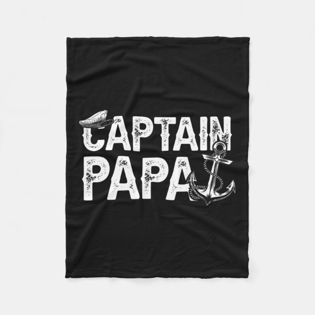 Kapten Pappa Pontoon Sjö Sailor Fishing Boot F Fleecefilt (Framsidan)