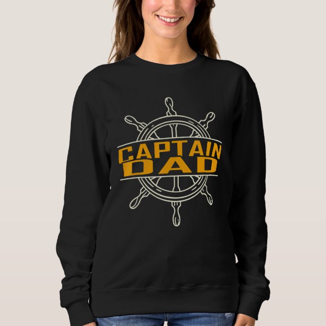 Kapten Pappa Sailing and Toon T Shirt (Framsida)
