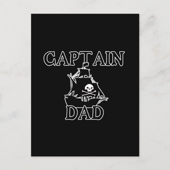 Kapten Pappa Vykort (Framsida)