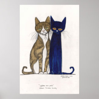 Kapten & Pete på Canvas Poster