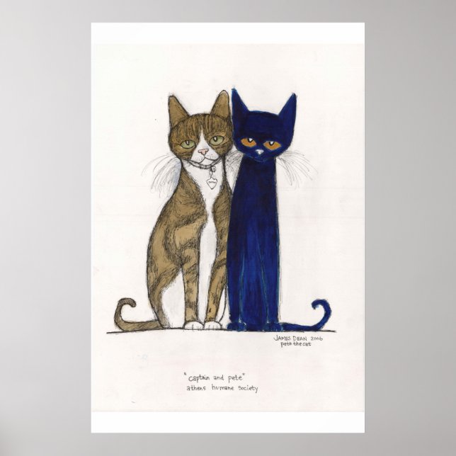 Kapten & Pete Poster (Framsidan)