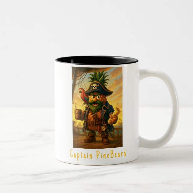 Kapten PineBeard Coffee Mugg - Ananassaimperium (Höger)