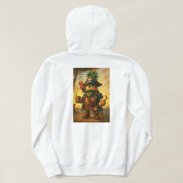 Kapten PineBeard-Pineapple Empire Hoodie (Design baksida)
