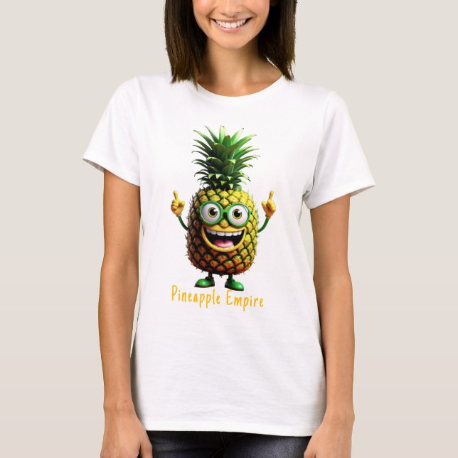 Kapten PineBeard-Pineapple Empire T Shirt (Framsida)