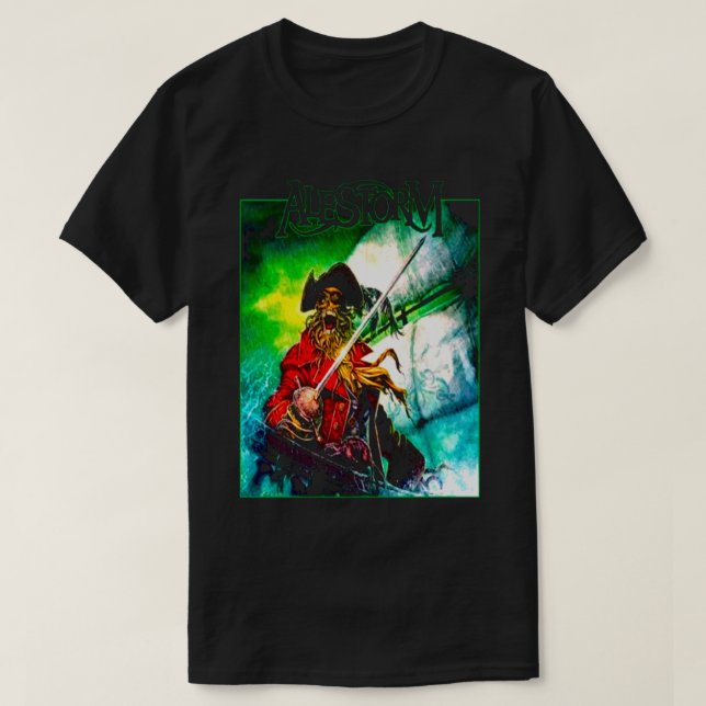 Kapten Pirat Ale 4-Alestorm - Trending Ahh T Shirt (Design framsida)