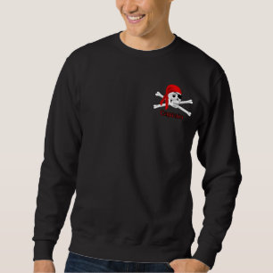 Kapten Pirat Skull och Bones Manar Sweatshirt