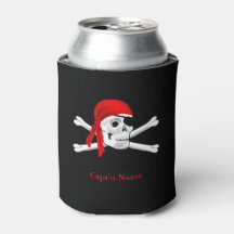 Kapten Pirater Anpassningsbar Pirat Can Cooler