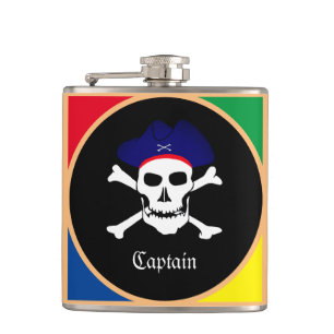Kapten & Pirater Flagga - Treasure Island/party Fickplunta