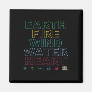 Kapten Planet Earth Day Earth Vind Fire Vatten Hea Magnet