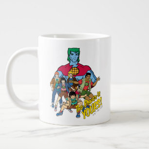 Kapten Planet Group Graphic - kraften är din! Jumbo Mugg