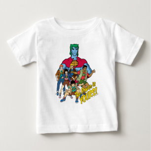 Kapten Planet Group Graphic - kraften är din! T Shirt