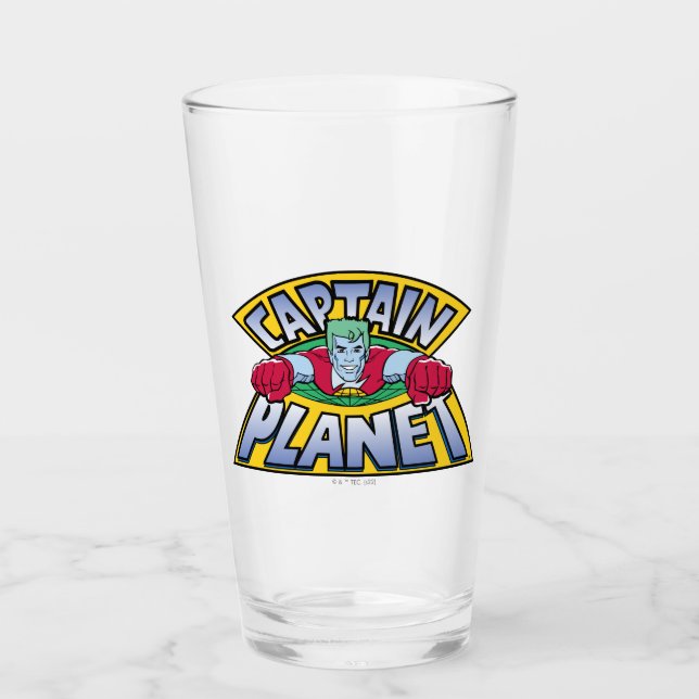 Kapten Planet Logotyp Glaskopp (Framsida)