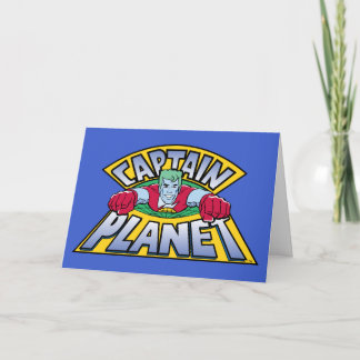 Kapten Planet Logotyp Kort