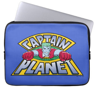 Kapten Planet Logotyp Laptop Fodral