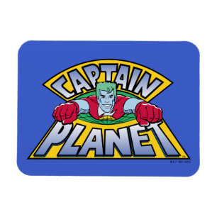 Kapten Planet Logotyp Magnet