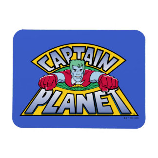 Kapten Planet Logotyp Magnet