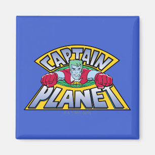 Kapten Planet Logotyp Magnet