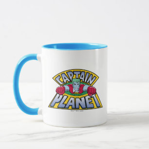 Kapten Planet Logotyp Mugg