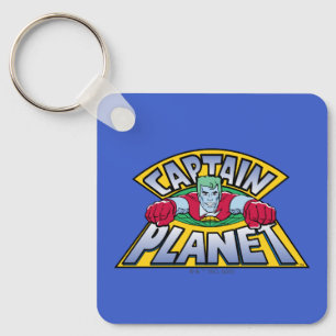 Kapten Planet Logotyp Nyckelring