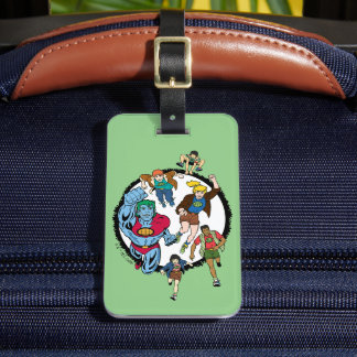 Kapten Planet och Planeteers Circle Graphic Bagagebricka