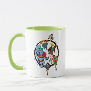 Kapten Planet och Planeteers Circle Graphic Mugg