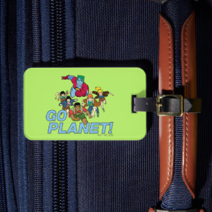 Kapten Planet och planeterna.. Bagagebricka