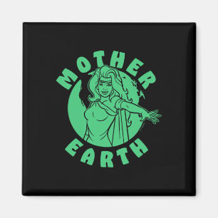 Kapten Planet och planeterna Earth Day Mor Magnet