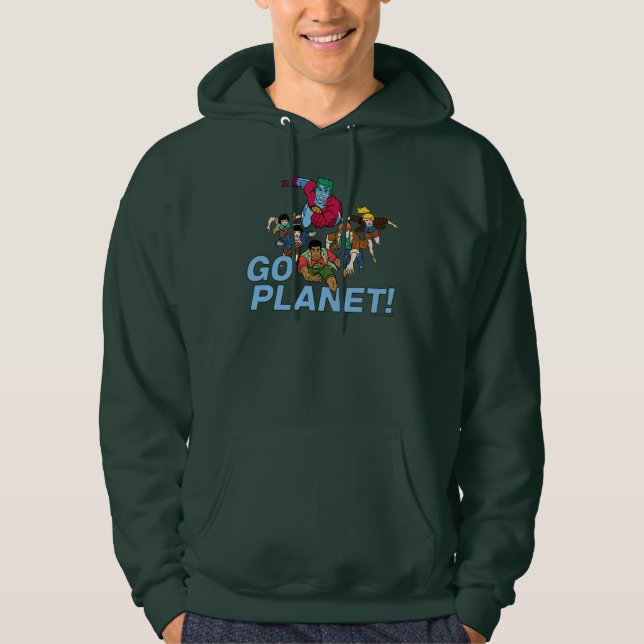 Kapten Planet och planeterna.. Hoodie (Framsida)