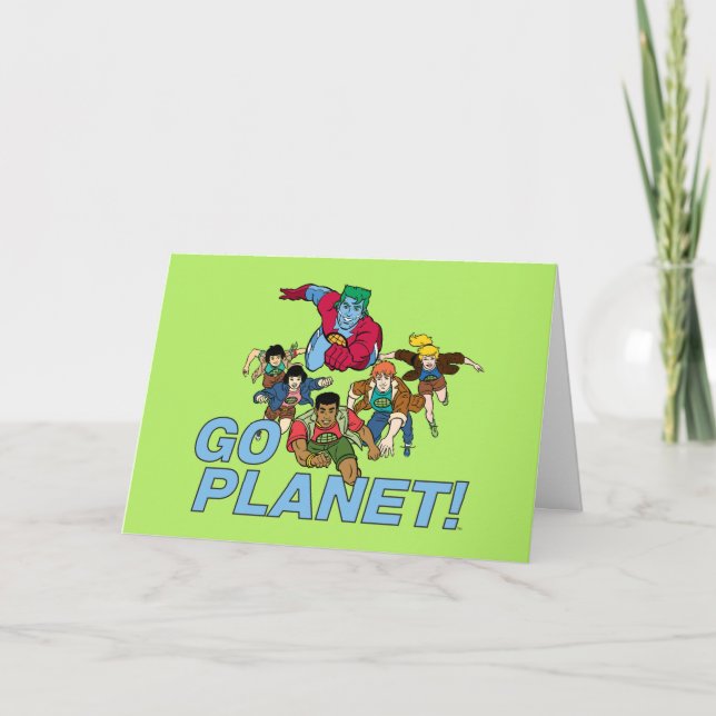 Kapten Planet och planeterna.. Kort (Framsida)