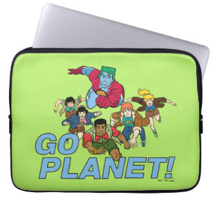 Kapten Planet och planeterna.. Laptop Fodral