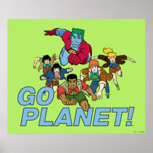 Kapten Planet och planeterna.. Poster